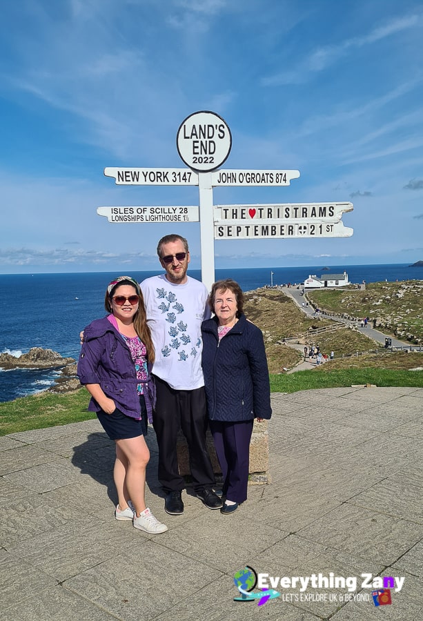 Lands End in Cornwall UK