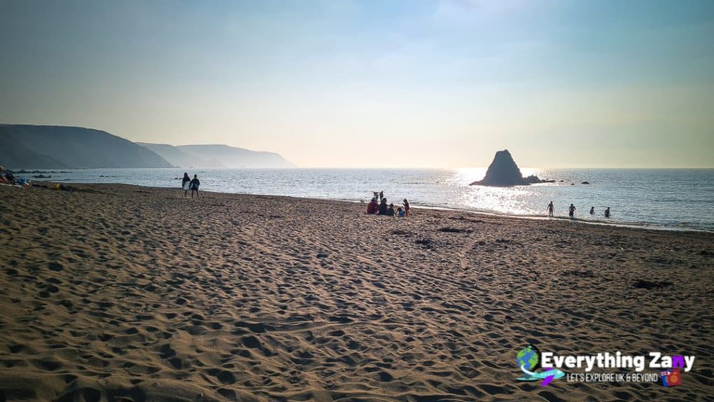 Widemouth Bay in Bude Cornwall