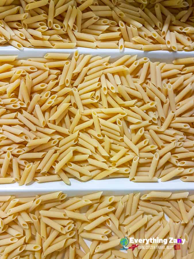 Short Pasta in Delverde Factory Abruzzo Italy