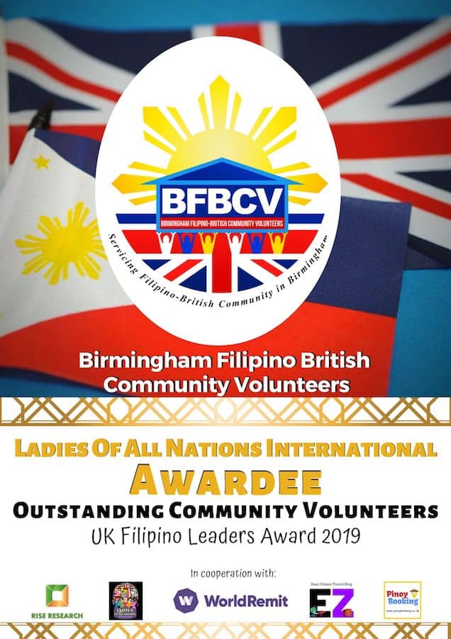 BIRMINGHAM FILIPINO BRITISH COMMUNITY VOLUNTEERS