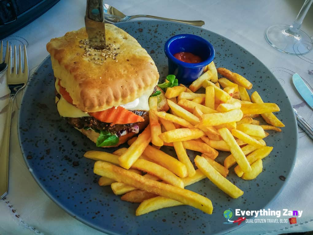Reindeer Burger in Reykjavik Iceland
