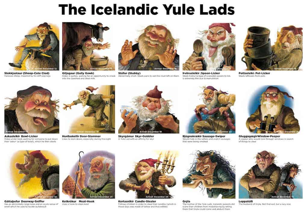The Yule Lads from Iceland