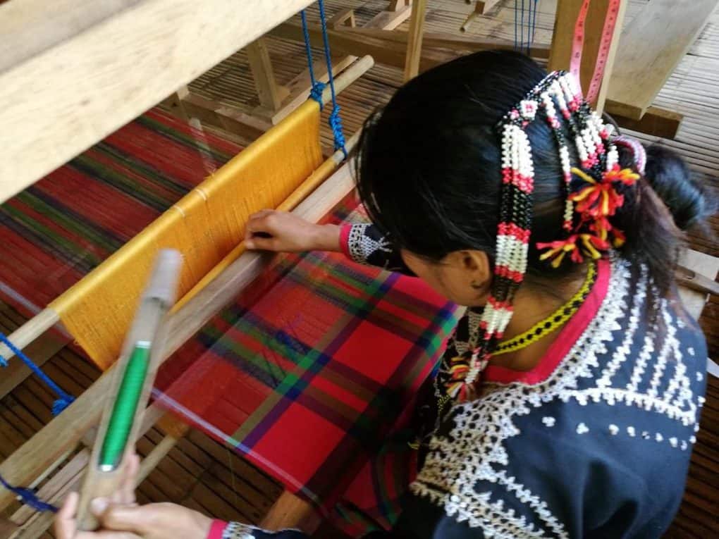 Weavers of the Lamlifew Village in Sarangani - Photo Credit to Melo Villareal of Out of Town Blog