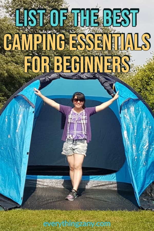 list of camping essentials for beginners