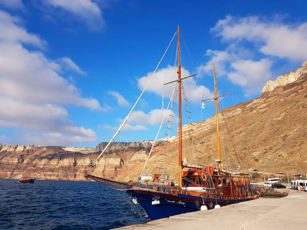 Caldera Cruise in Santorini Greece