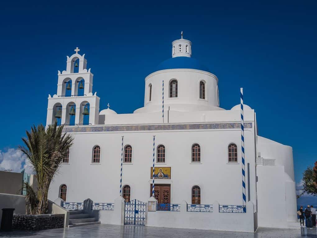 The Three Bells of Fira Church