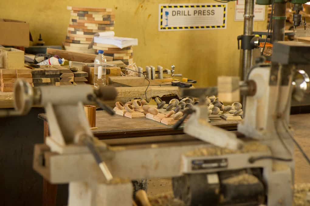 Wood Workshop in Alpha Boys School in Kingston Jamaica