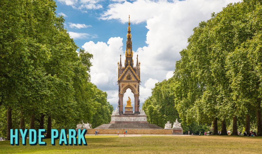 Hyde Park in London UK