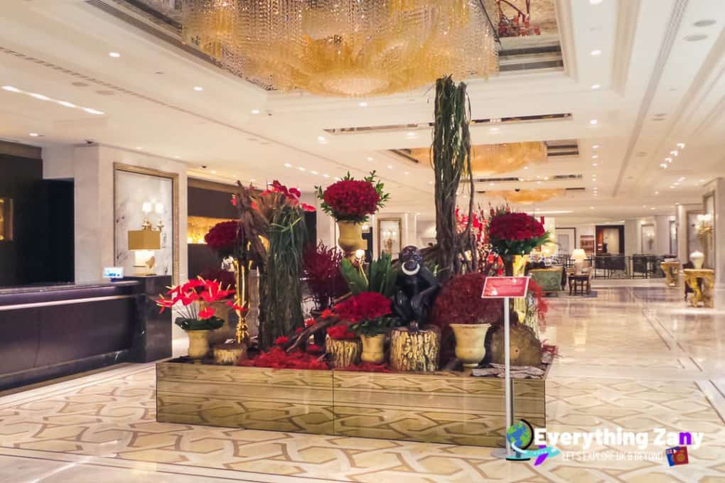 Reception Lobby of Shangri-la Bosphorus Istanbul
