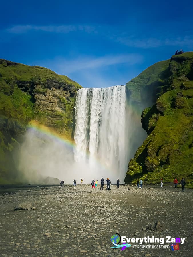 Skogafoss waterfalls in Iceland