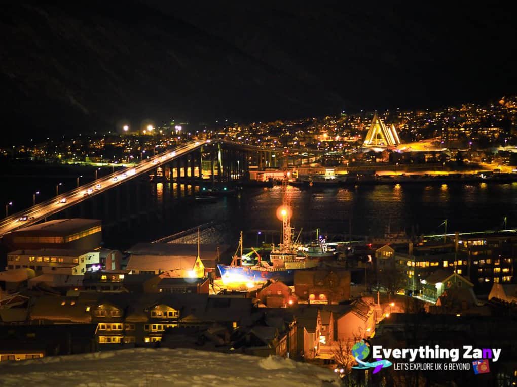 Tromsø Norway Northern light city