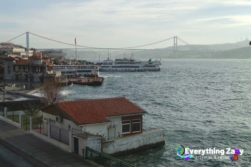View of Bosphorus Strait from my room
