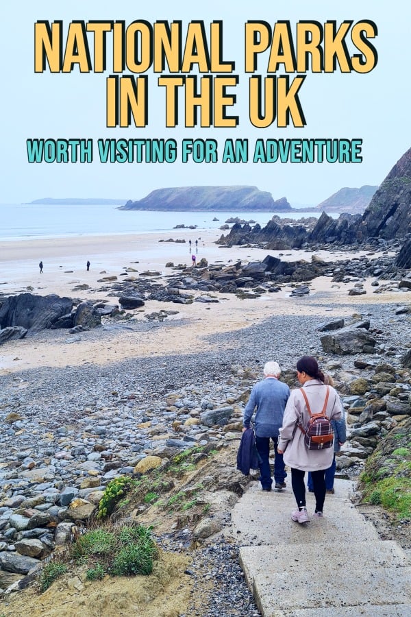 Beautiful National Parks in the UK worth visiting for an adventure pin
