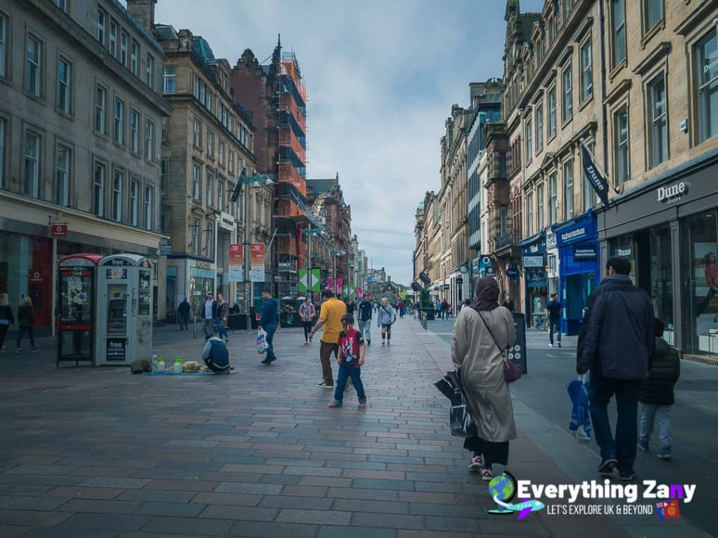 Buchanan Shopping Street in Glasgow