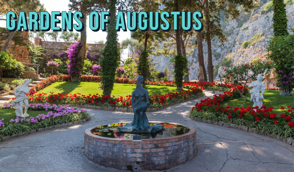 Gardens of Augustus in Capri Italy