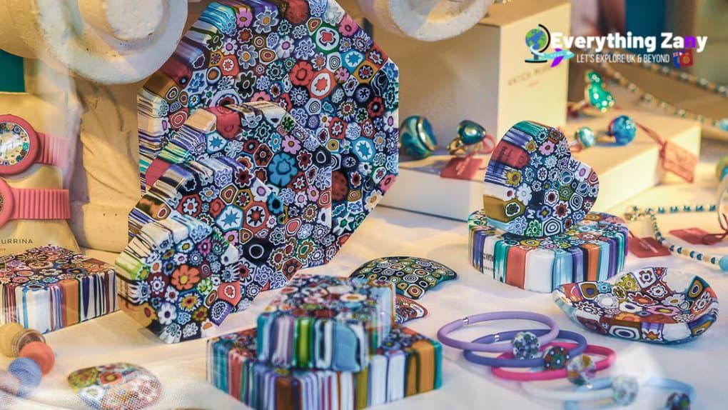 Murano jewellery made with murano glass beads