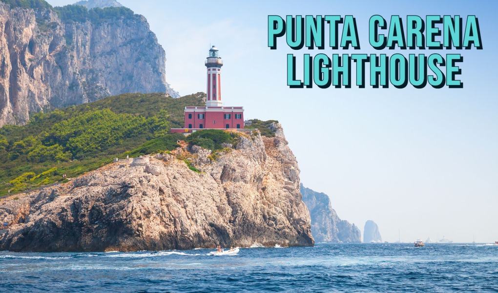 Punta Carena Lighthouse in Capri Italy
