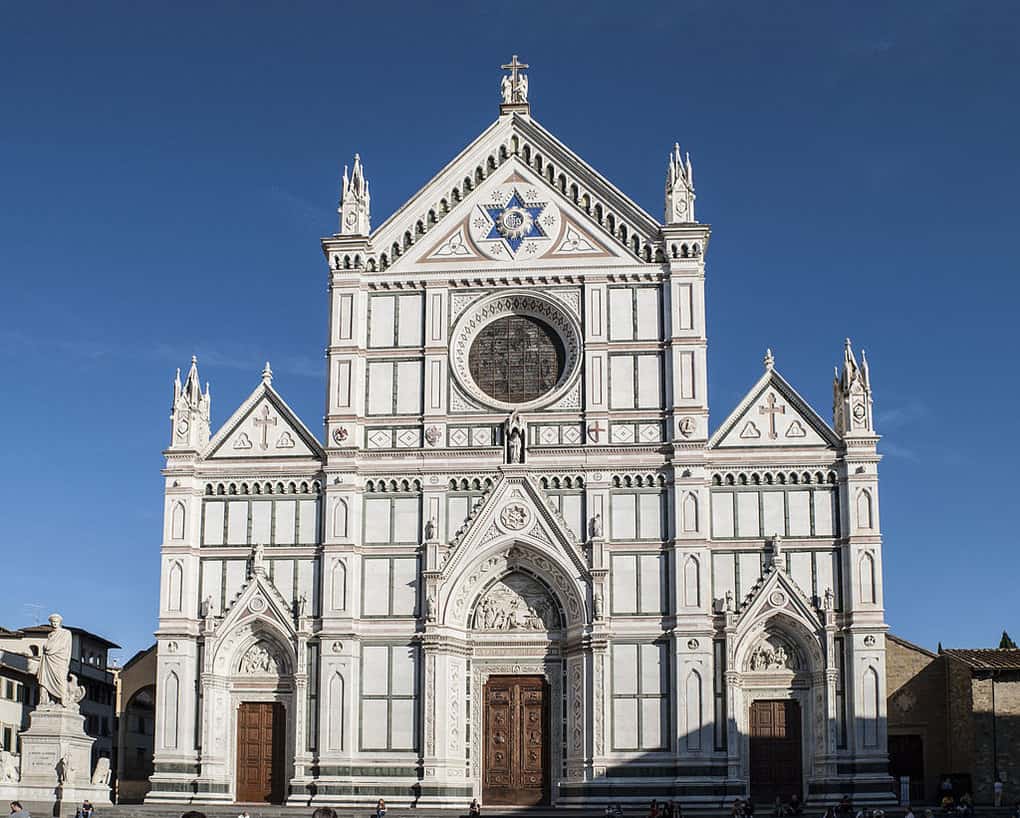 Santa Croce Cathedral in Florence, Italy