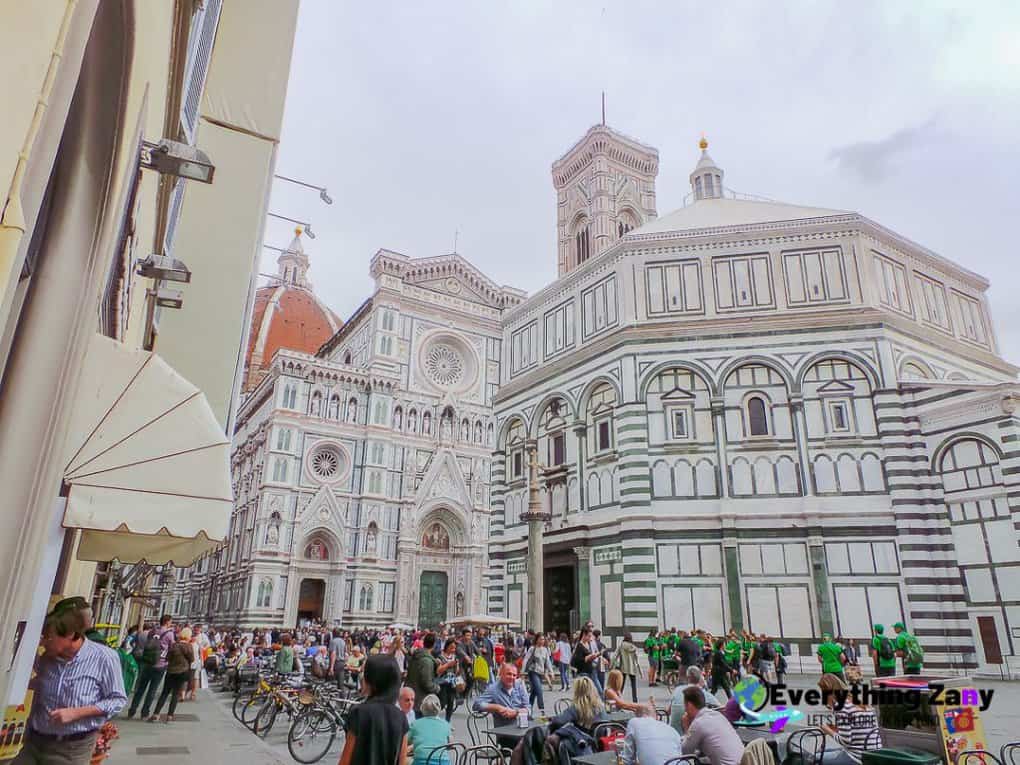 The Baptistery of St. John in Florence Italy