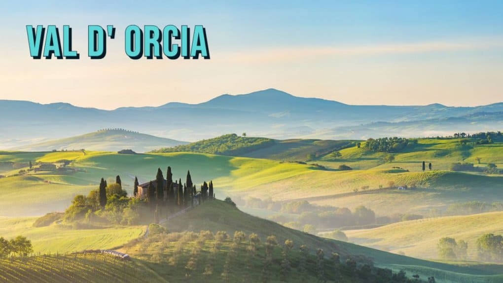 Val d' Orcia in Tuscany Italy