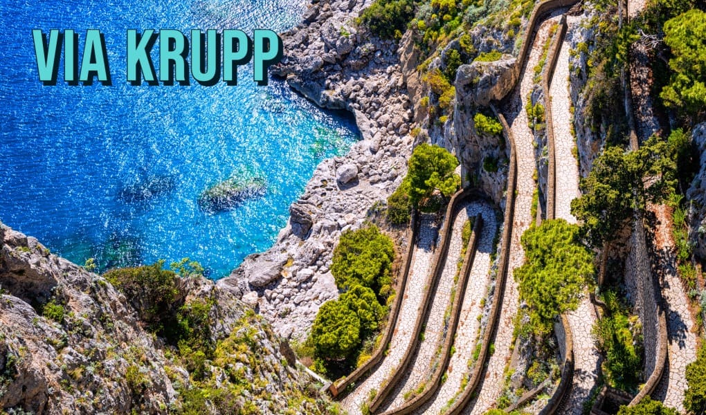 Via Krupp in Capri Italy