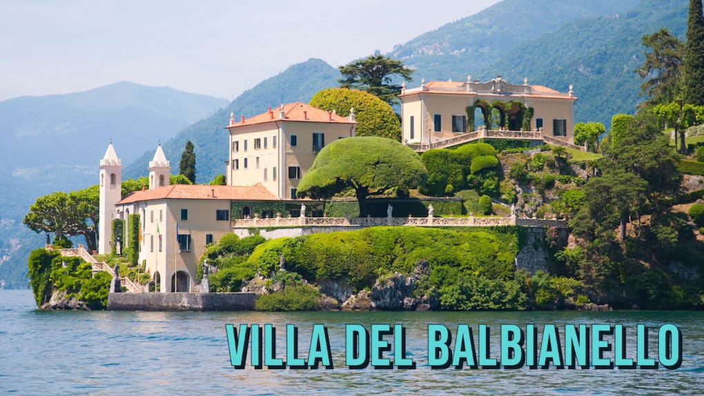 Villa del Balbianello in Lake Como Italy