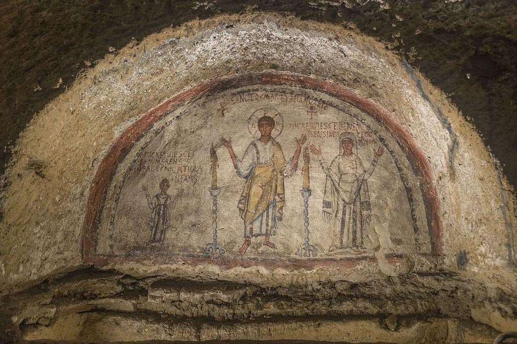 Catacombs of San Gennaro in Naples Italy