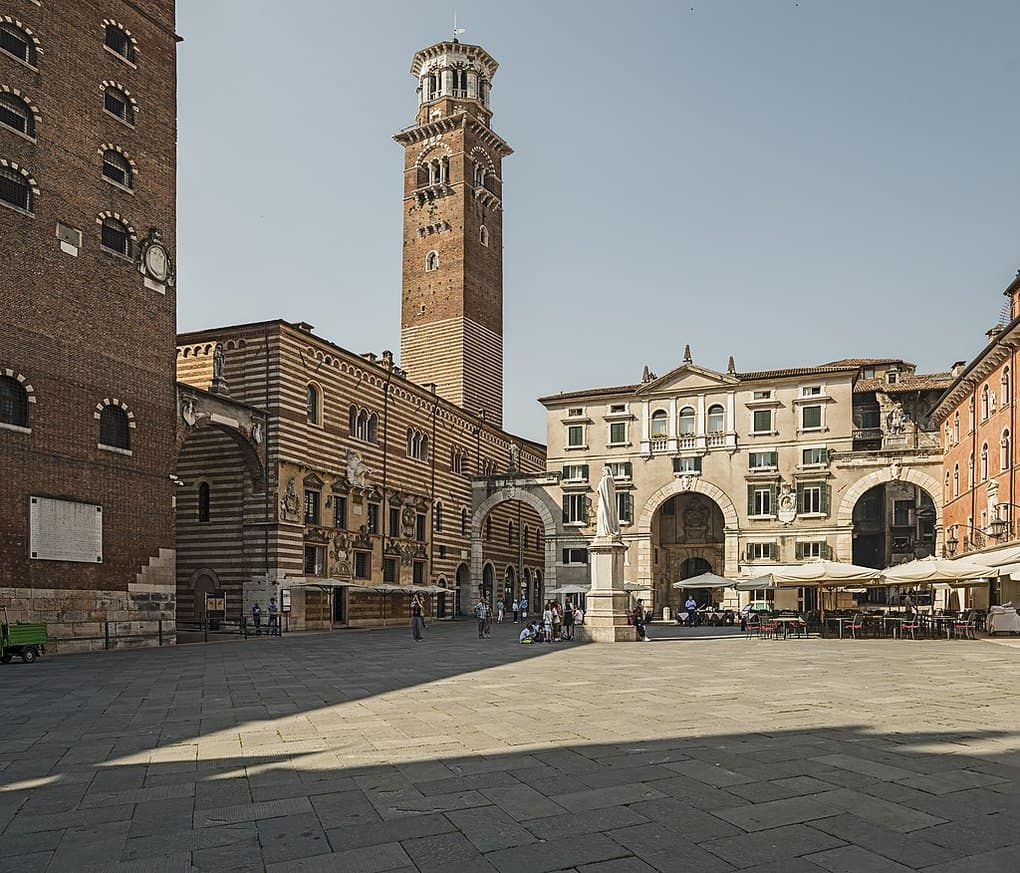 Palace of Reason in Verona Italy