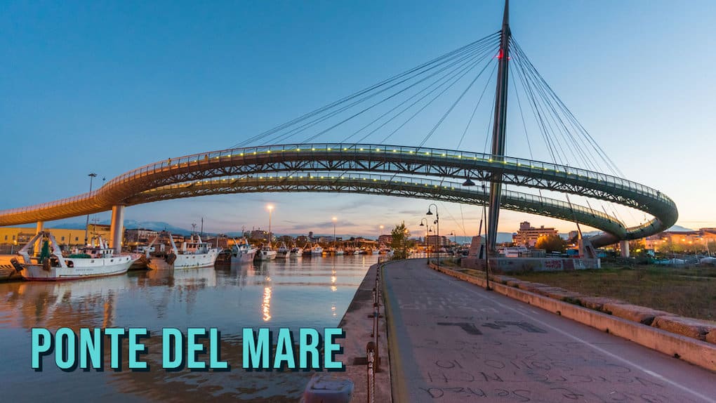 Ponte Del Mare in Pescara Italy