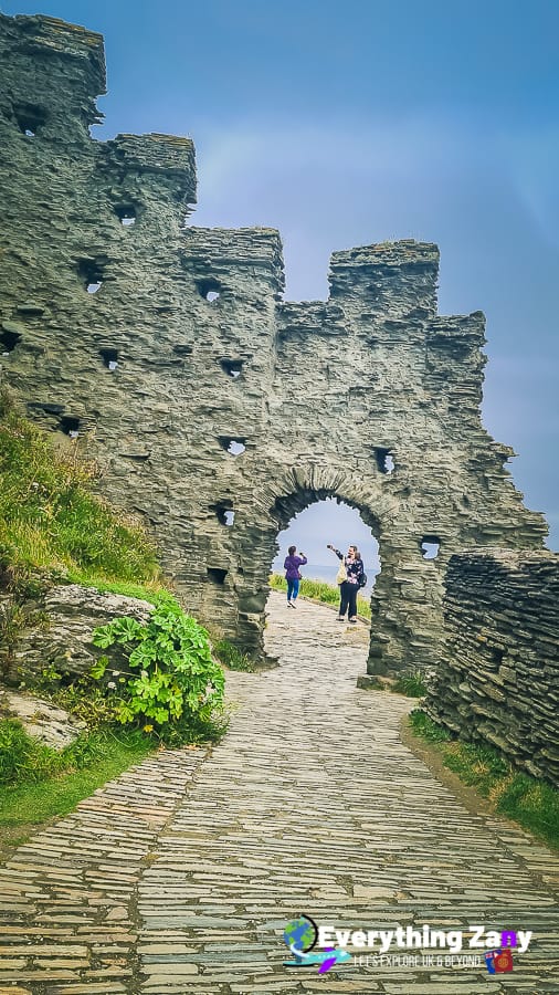 Tintagel Castle in Cornwall