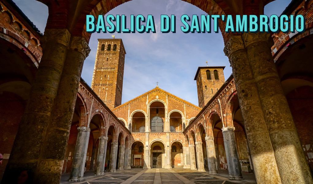 Basilica di Sant Ambrogio in Milan Italy