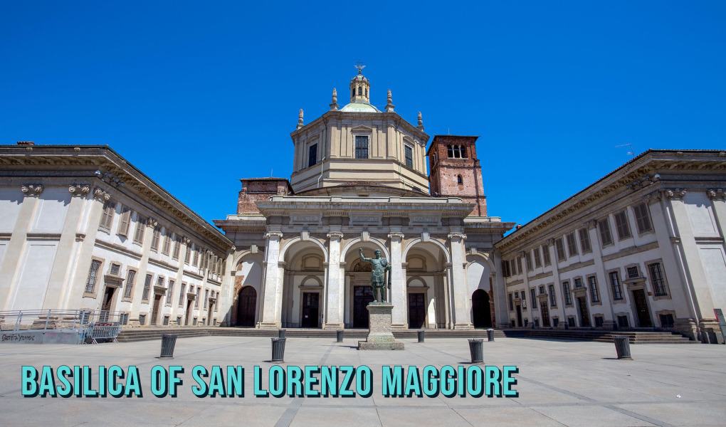 Basilica of San Lorenzo Maggiore in Milan Italy