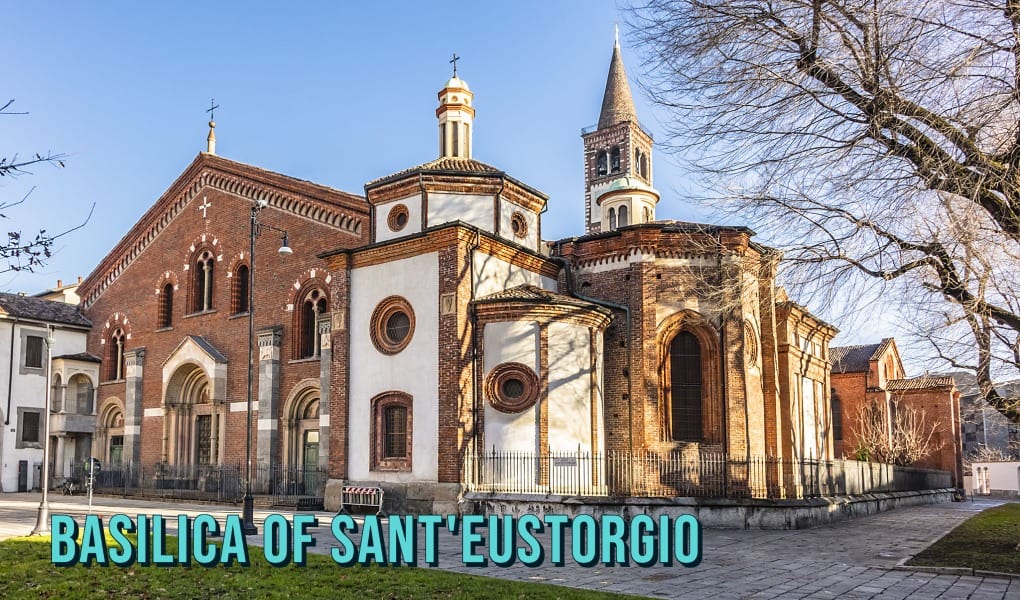 Basilica of Sant Eustorgio in Milan Italy