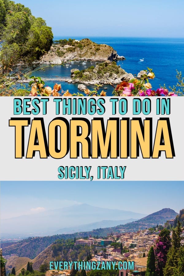 Best Things to Do in Taormina Sicily Italy pin