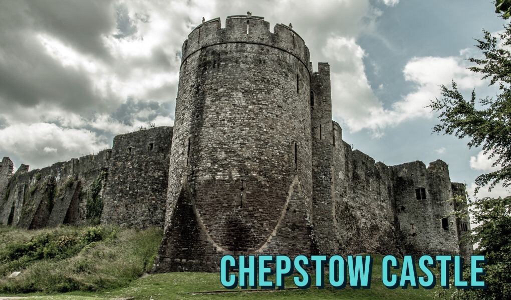Chepstow Castle in Wales