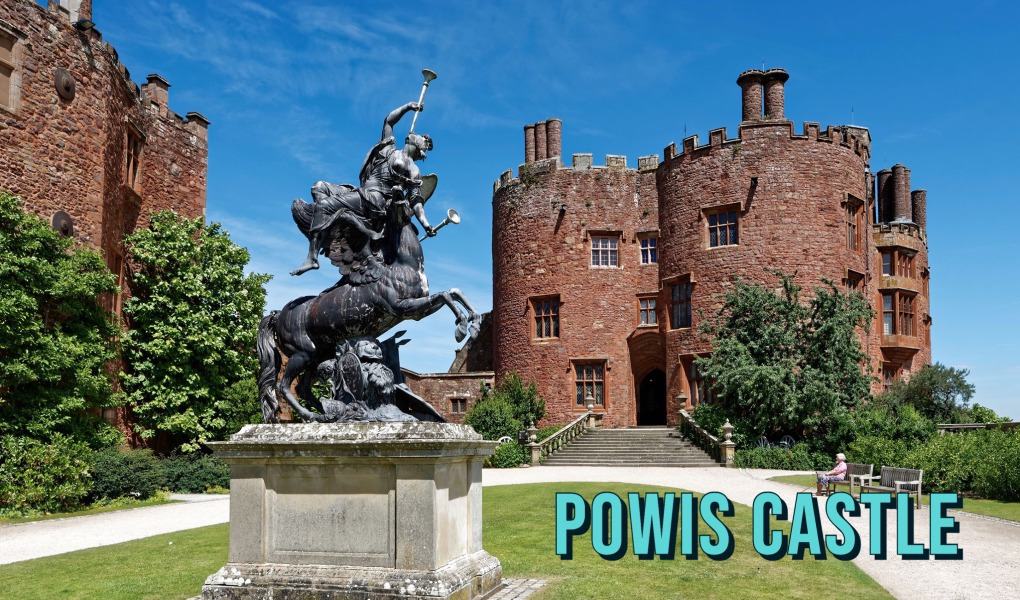 Powis Castle in Wales