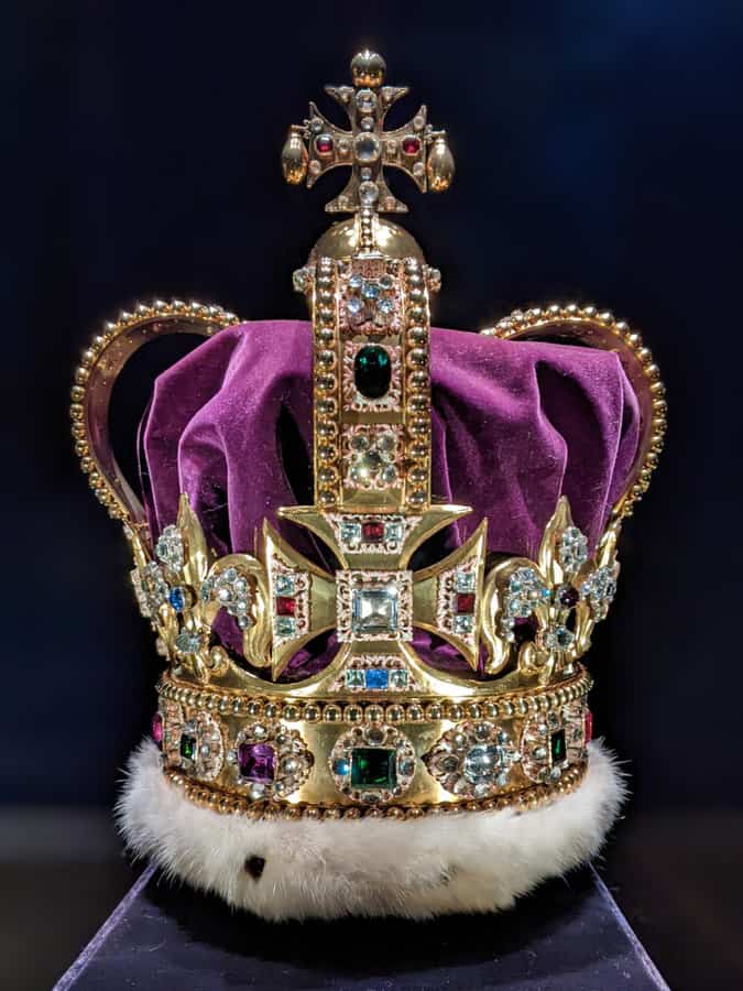 Saint Edwards Crown of the British Monarch