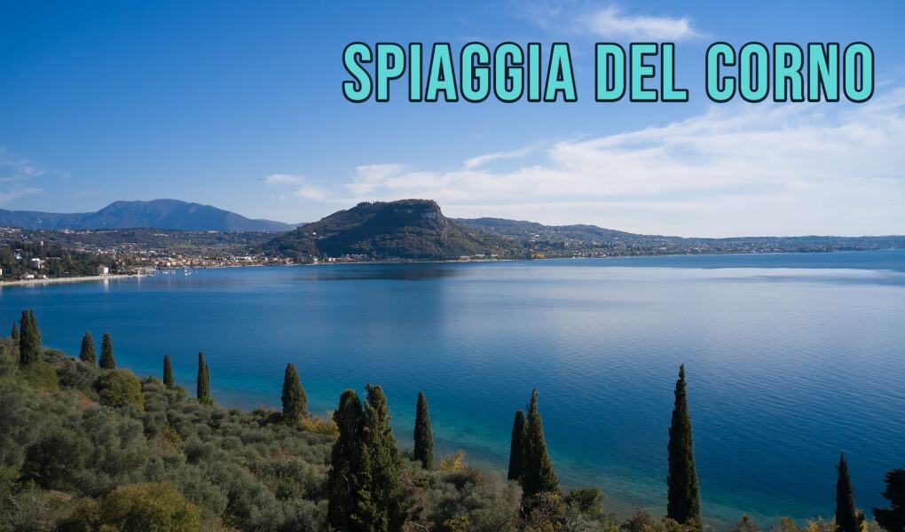 Best Lake Garda Beaches: Spiaggia del Corno in Lake Garda Italy