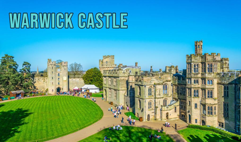 Warwick Castle in West Midlands UK