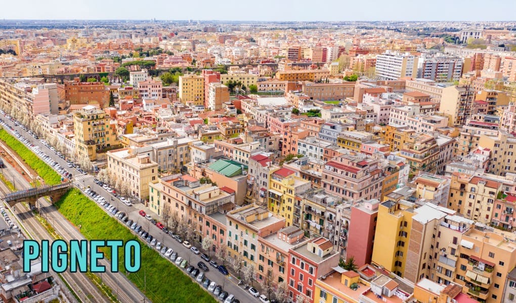 Pigneto Rome Neighborhood in Italy
