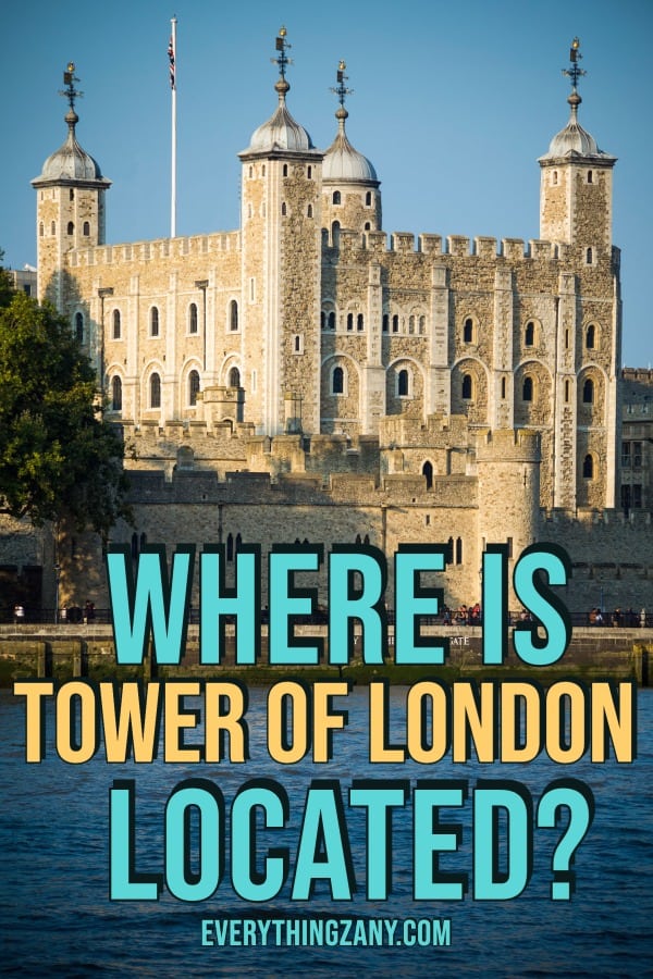Where is the Tower of London is located pin