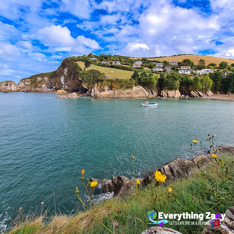 Southwest Coast Path in Devon UK