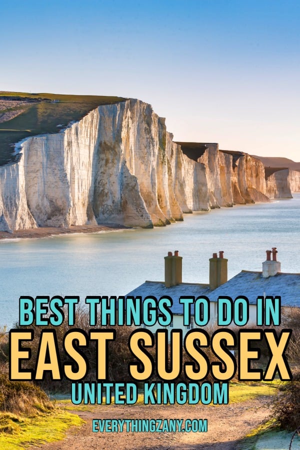 Best Things to Do in East Sussex UK pin