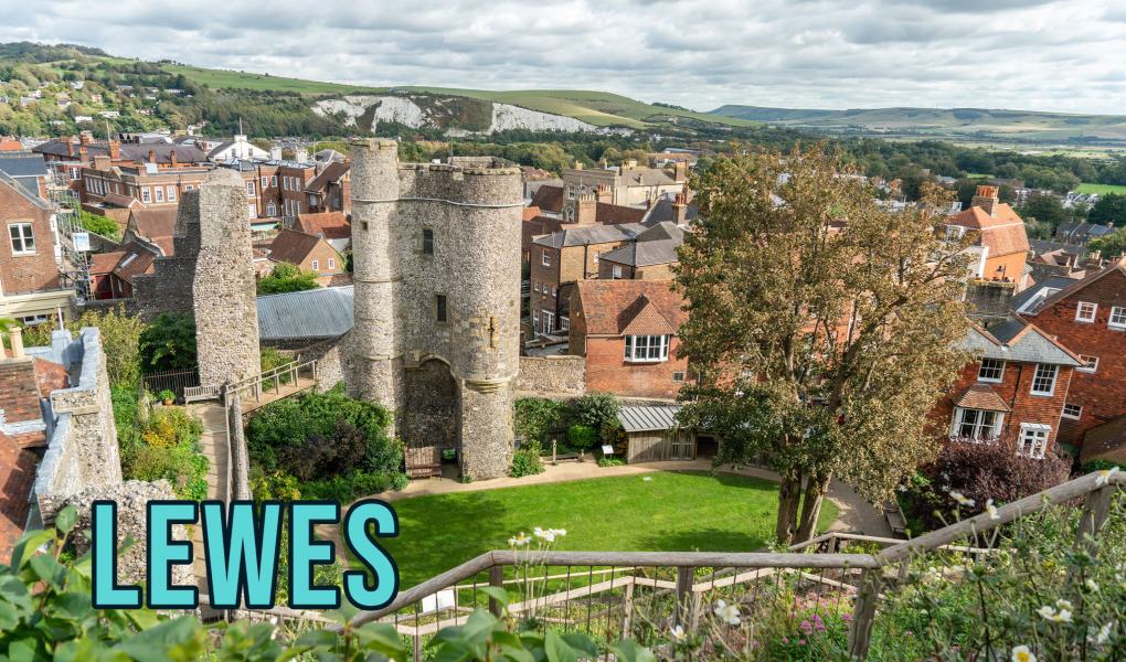 Lewes in East Sussex UK