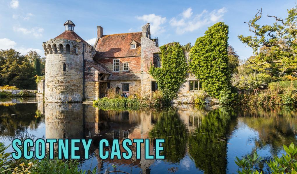 Scotney Castle in East Sussex UK