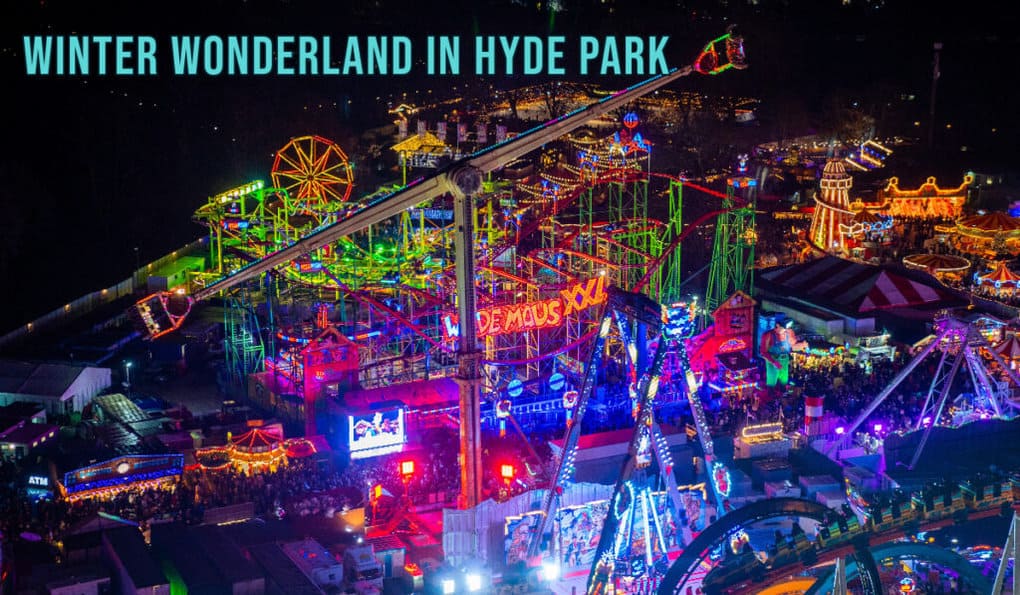 Winter Wonderland in Hyde Park London UK