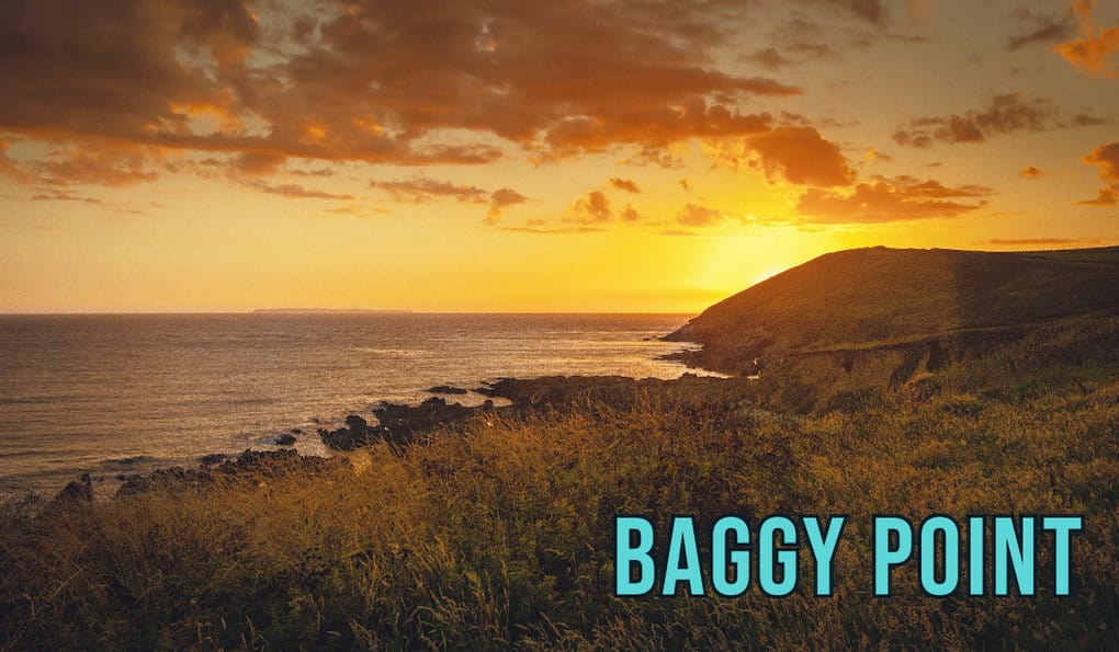Baggy Point in Woolacombe Devon UK