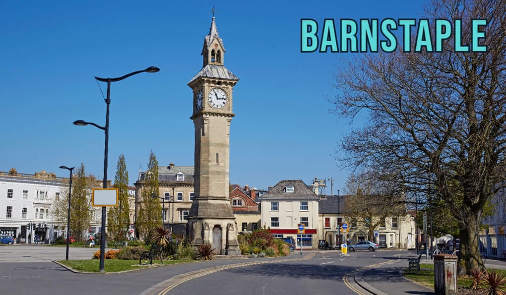 Barnstaple in Devon UK