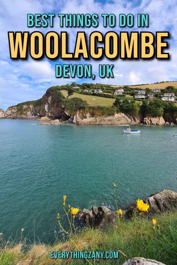 Best Things to Do in Woolacombe Devon UK pin