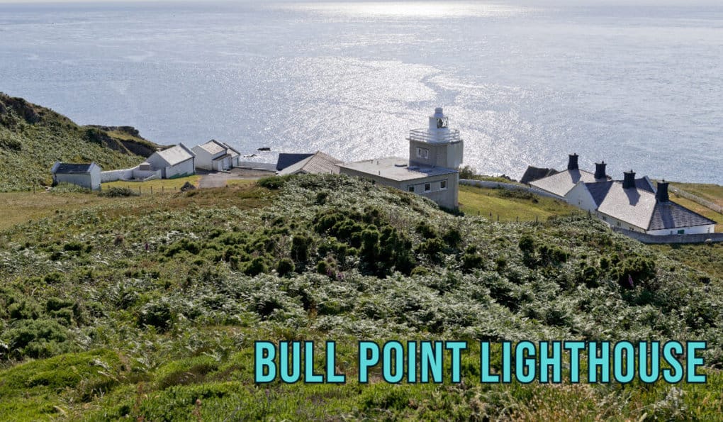 Bull Point Lighthouse in Devon UK
